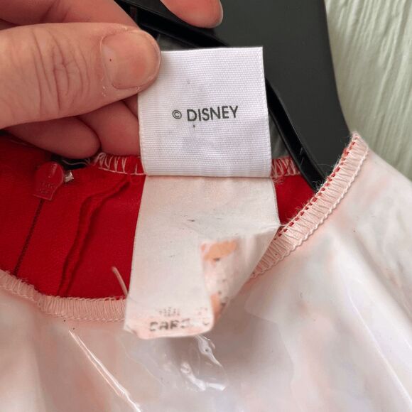 VTG 80s Disney Wear Minnie Mouse Adult Costume Dress M Polka Dot Made in USA - Picture 6 of 11